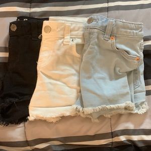 ($10) pack of three cat and jack shorts